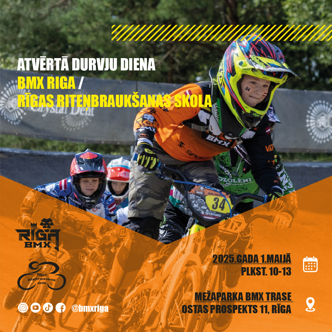 Atvērto durvju diena Mežaparka BMX trasē