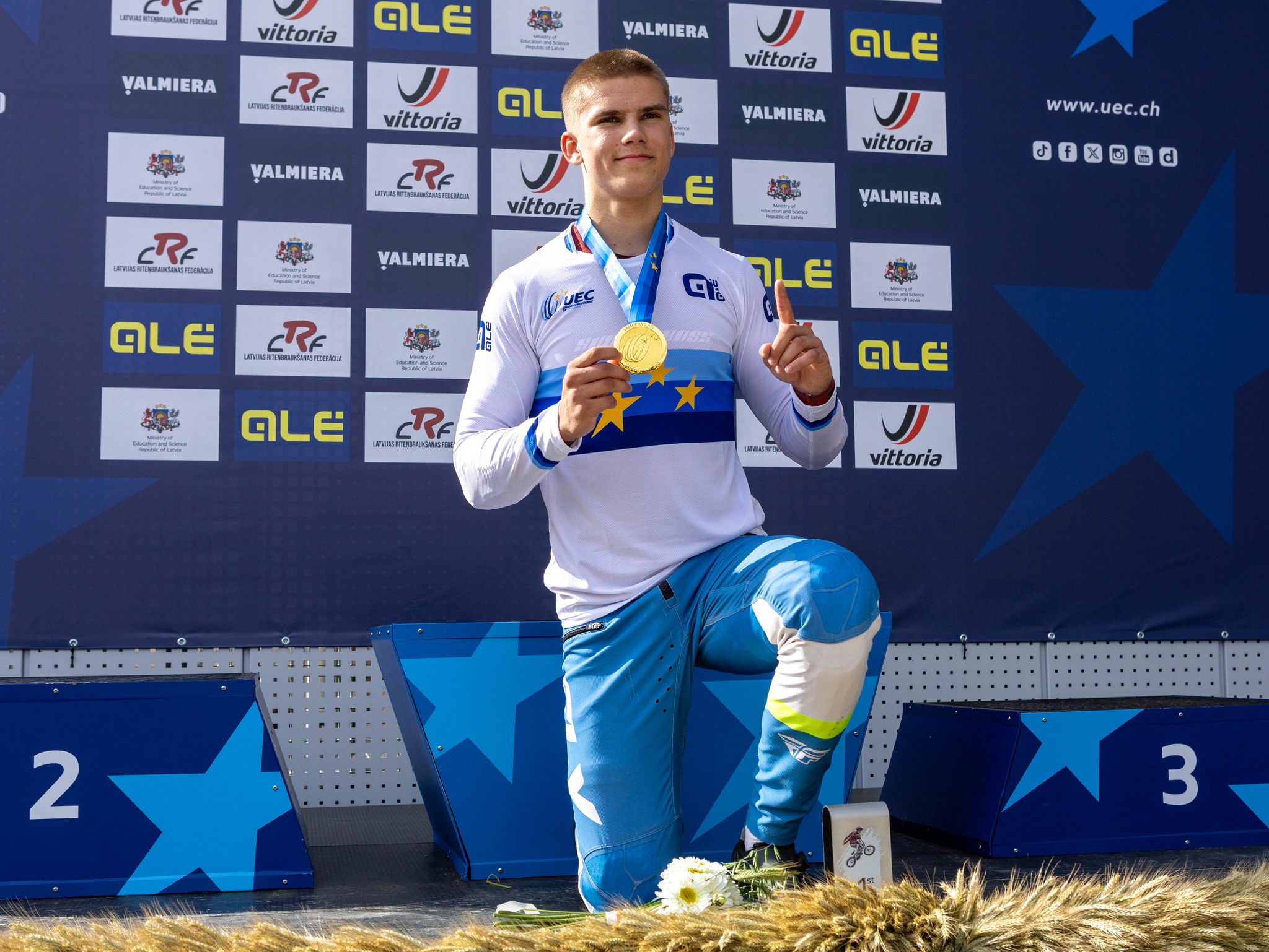Kristers Apels - Eiropas čempions BMX riteņbraukšanā junioriem!