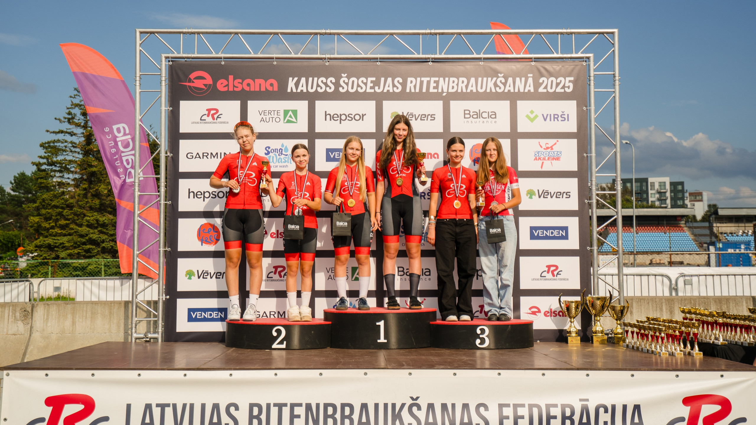 Elsana kauss riteņbraukšanā
